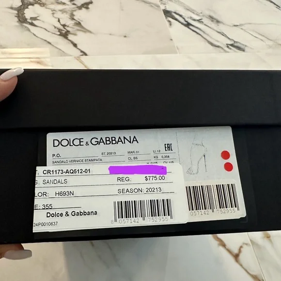 NIB Dolce & Gabbana Yellow Leopard Leather Heels - Picture 8 of 8